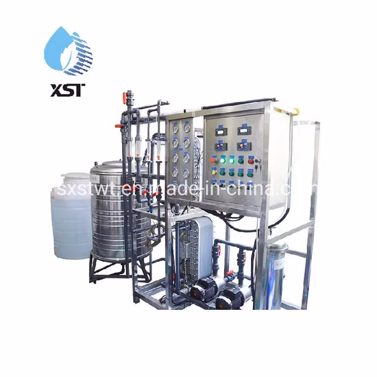 Planta de tratamiento de agua ultra pura desionizada usada farmacéutica 500L/H Sistema EDI