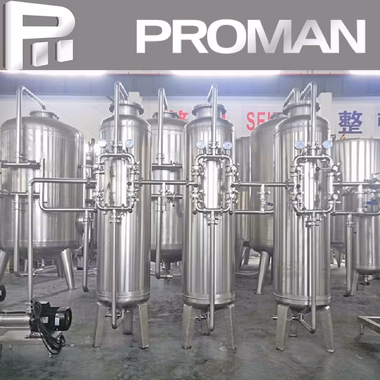 Embotellado del sistema de purificación de la máquina de tratamiento de agua mineral pura